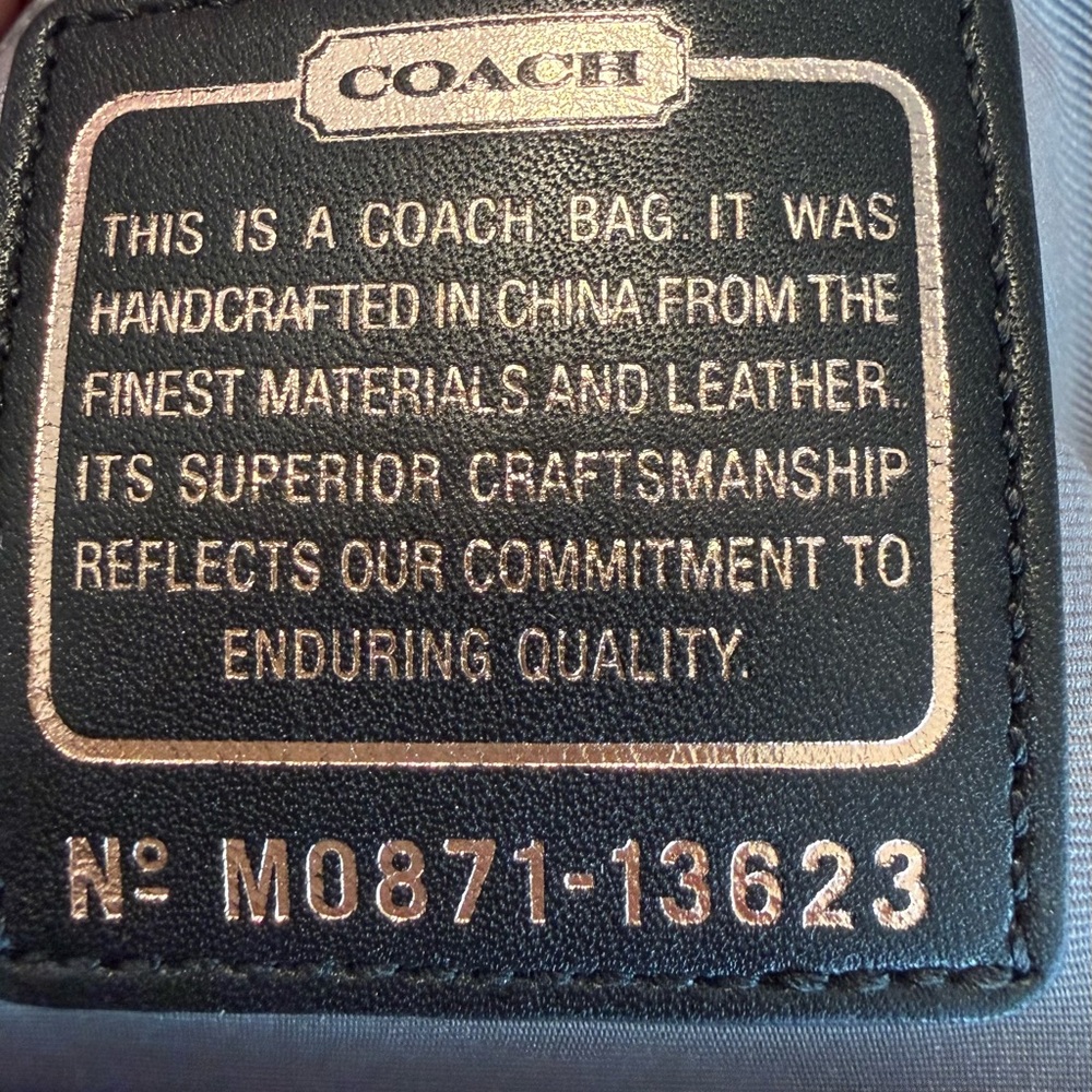 Coach 13623 Parker Black Signature C Optic Canvas Kiss Lock Shoulder Bag - Picture 6 of 11